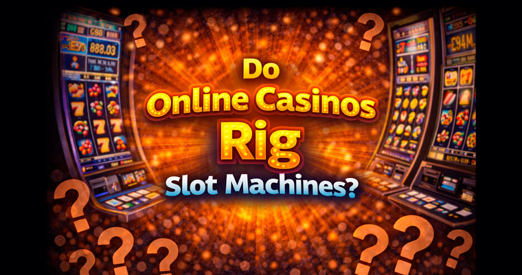Do online casinos rig slot machines
