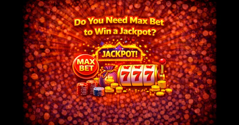 Do you need max bet to win a jackpot