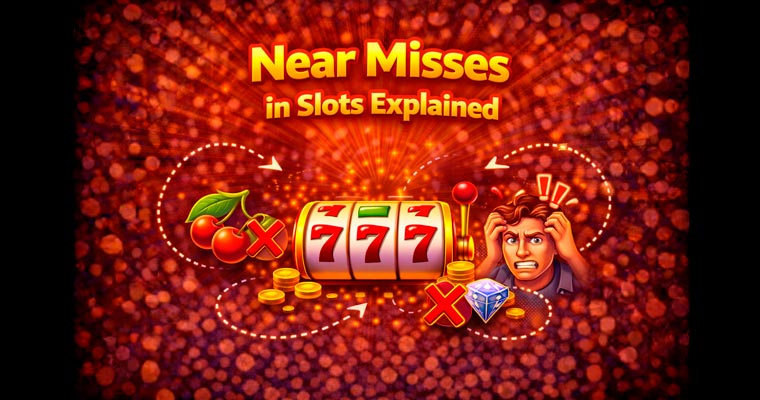 Near misses in slots explained