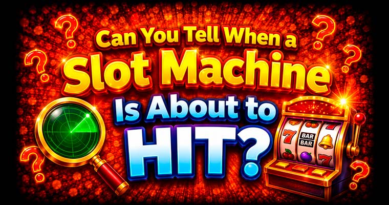 Can You Tell When a Slot Machine Is About to Hit?